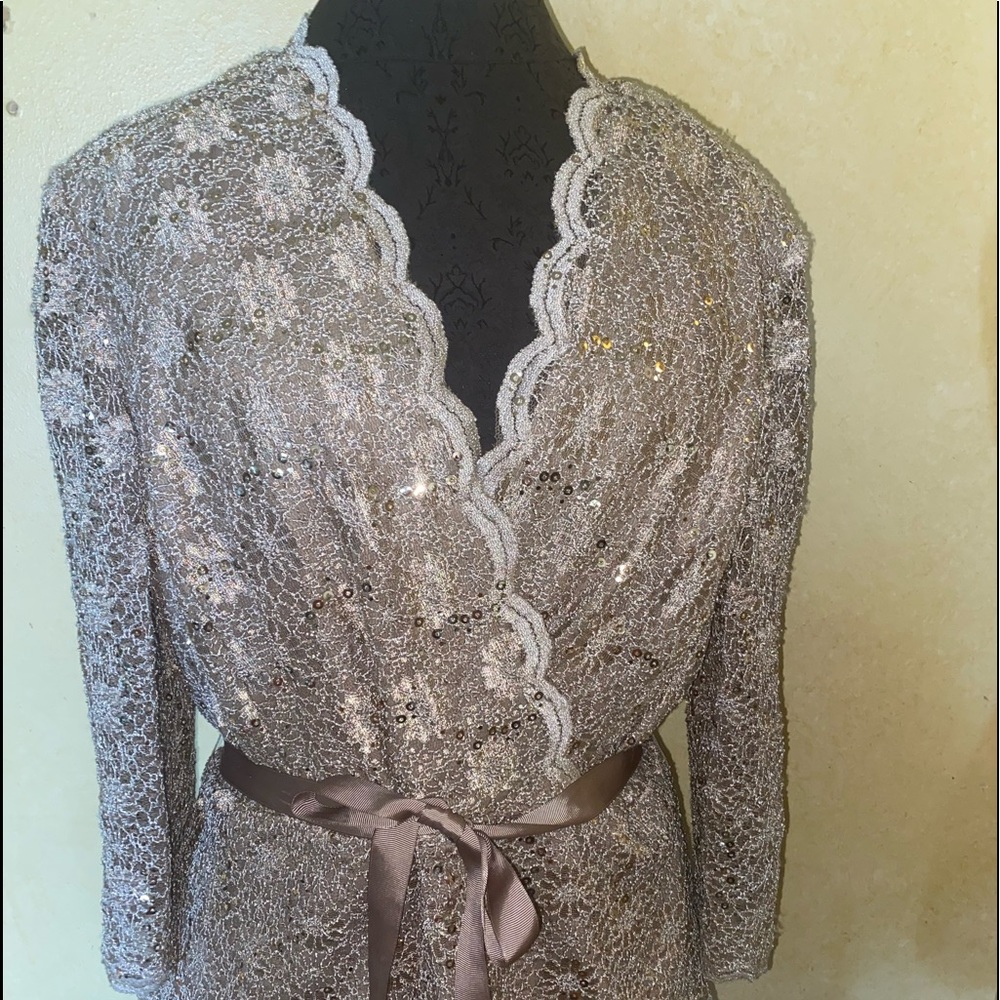 Alex Evenings dressy lace blouse